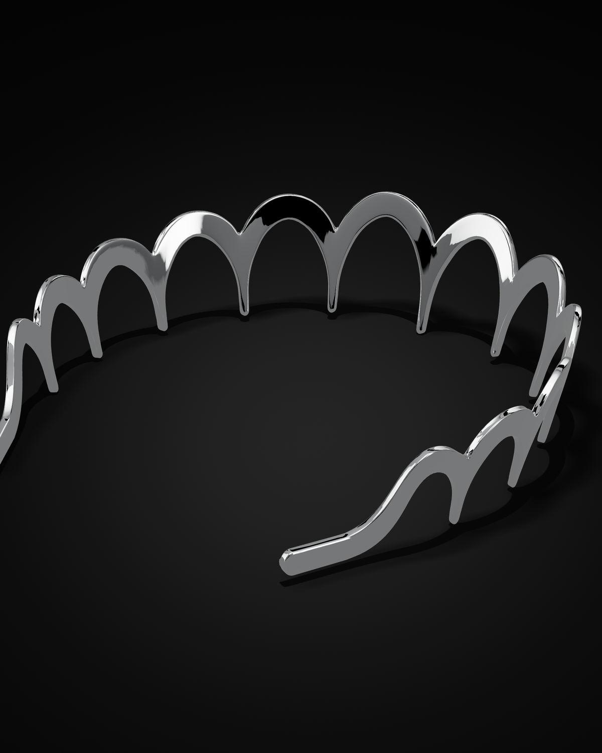 Zig Zag Metal Headband